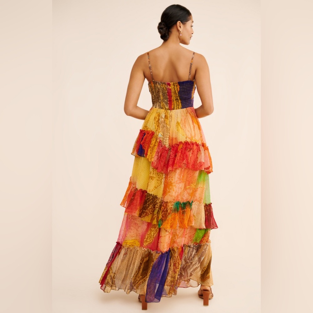 SIDDHARTHA BANSAL Paradise Chiffon Maxi Dress - Picture 4 of 12